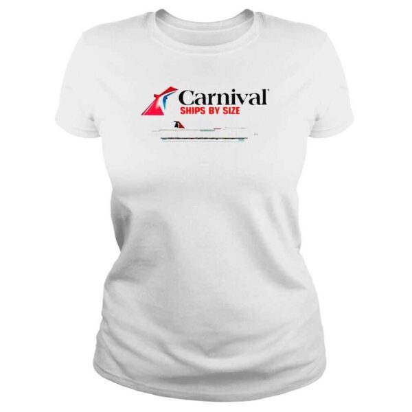 Carnival Cruise Top Ships By Size Shirt - Image 3