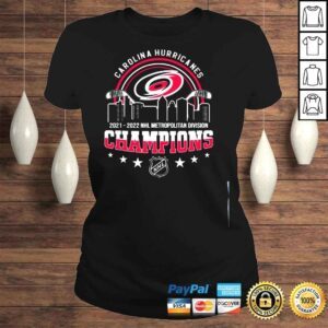 ClassicLadies Carolina Hurricanes 20212022 NHL Metropolitan Division Champions shirt