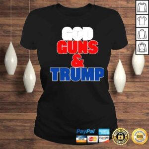 ClassicLadies Carymarules god guns and Trump shirt