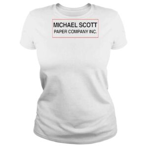 ClassicLadies Channing Tindall Michael Scott Paper Company Inc Serving Scrantons Paper Needs Since 2009 Miami Dolphins Shirt