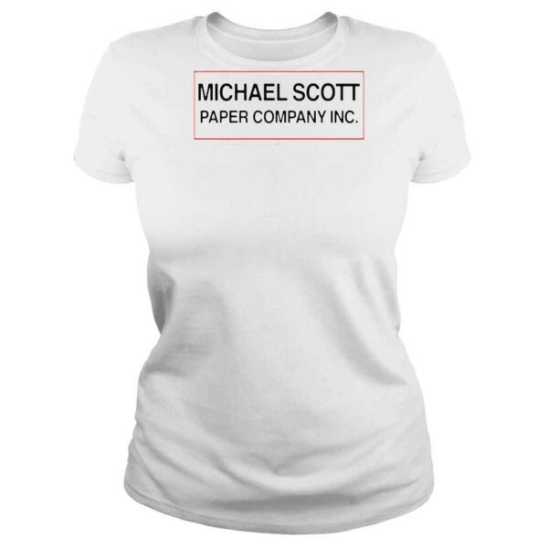 Channing Tindall Michael Scott Paper Company Inc Serving Scrantons Paper Needs Since 2009 Miami Dolphins Shirt - Image 3