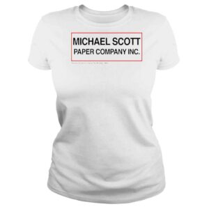 ClassicLadies Channing Tindall Michael Scott Paper Company Inc shirt