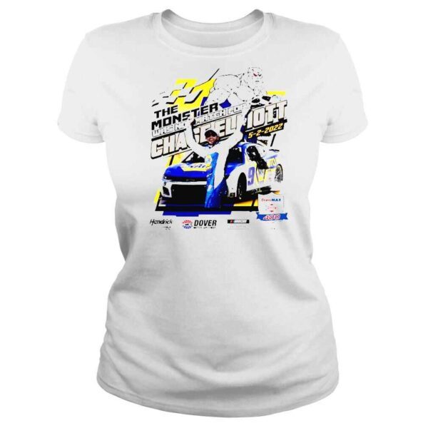 Chase Elliott Checkered Flag 2022 DuraMAX Drydene 400 Race Winner shirt - Image 3