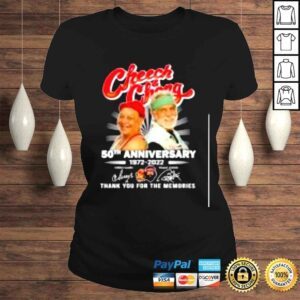 ClassicLadies Cheech And Chong 50th Anniversary 19722022 Signatures Thank You For The Memories Shirt