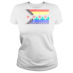 ClassicLadies Chicago Progress Pride Flag Shirt