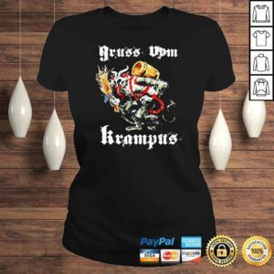 ClassicLadies Christmas Gruss Vom Krampus Eve Naughty Kids shirt