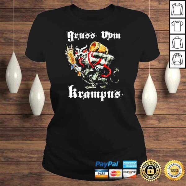 Christmas Gruss Vom Krampus Eve Naughty Kids shirt - Image 3