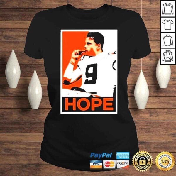 Cincinnati Bengals Joe Burrow Smoking Cigar Champ Hope Poster Shirt - Image 3