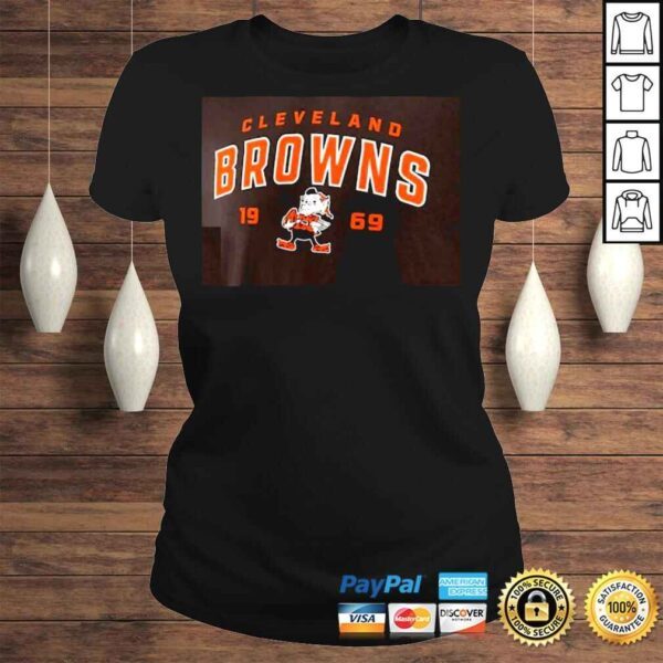 Cleveland Browns Established Brown Tee Shirt - Image 3