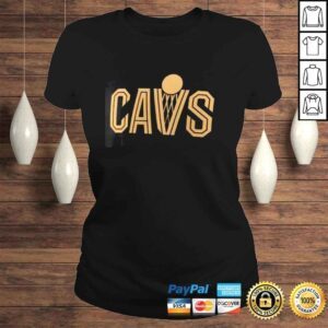 ClassicLadies Cleveland Cavaliers Wordmark Black Tee Shirt