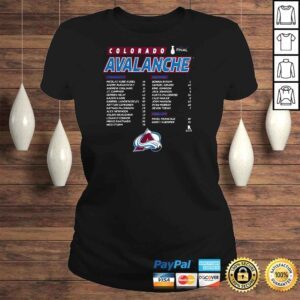 ClassicLadies Colorado Avalanche 2022 Stanley Cup Final Forwards Defense Goalies shirt