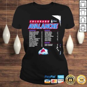 ClassicLadies Colorado Avalanche 2022 Stanley Cup Final Own goal roster all players shirt