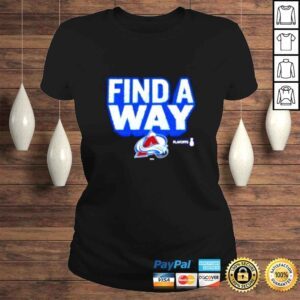 ClassicLadies Colorado Avalanche Find A Way shirt