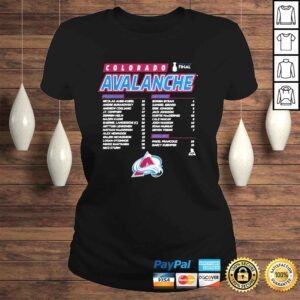 ClassicLadies Colorado Avalanche Forwards Defense Goalies Stanley Cup Finals 2022 shirt