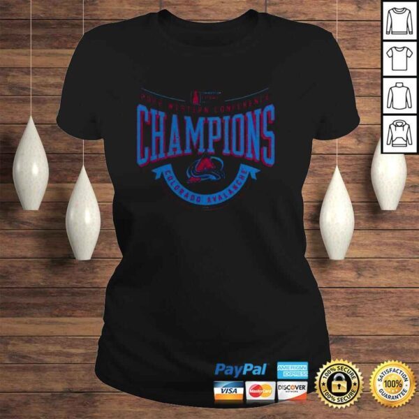 Colorado Avalanche Stanley Cup Final 2022 Western Conference Champions shirt - Image 3