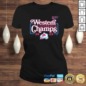 ClassicLadies Colorado Avalanche Stanley cup 2022 Western Conference Champions shirt