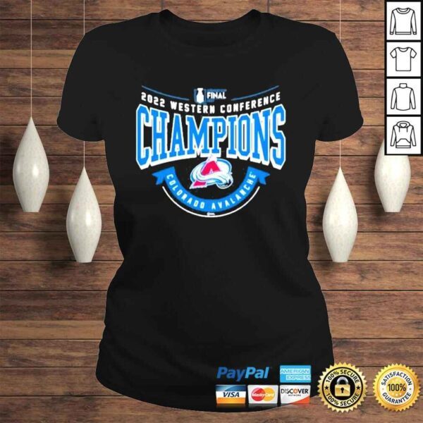 Colorado avalanche champions western 2022 finals shirt - Image 3