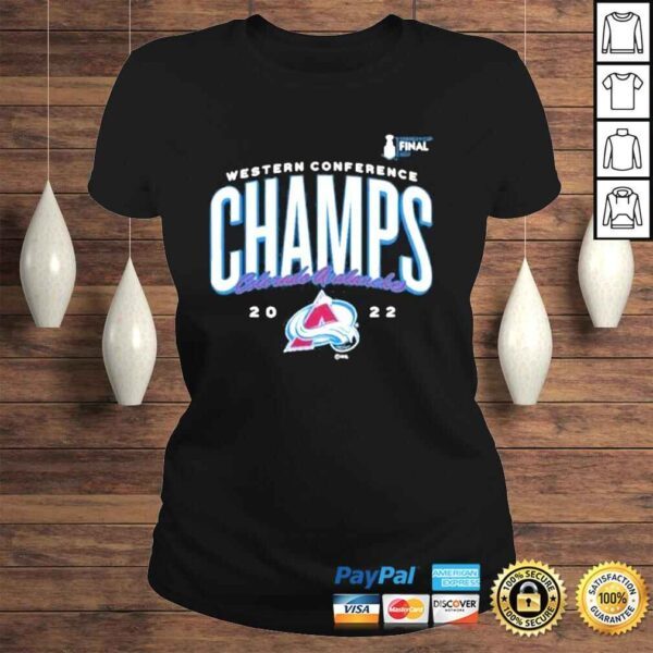 Colorado avalanche champs 2022 western conference shirt - Image 3