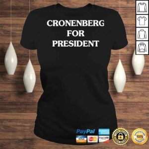 ClassicLadies Cronenberg For President Rick And Morty TShirt