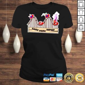 ClassicLadies Crypto Cred Degen Drops Gainz Painz Repeat TShirt