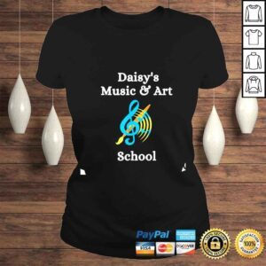 ClassicLadies Daisys music and art school shirt