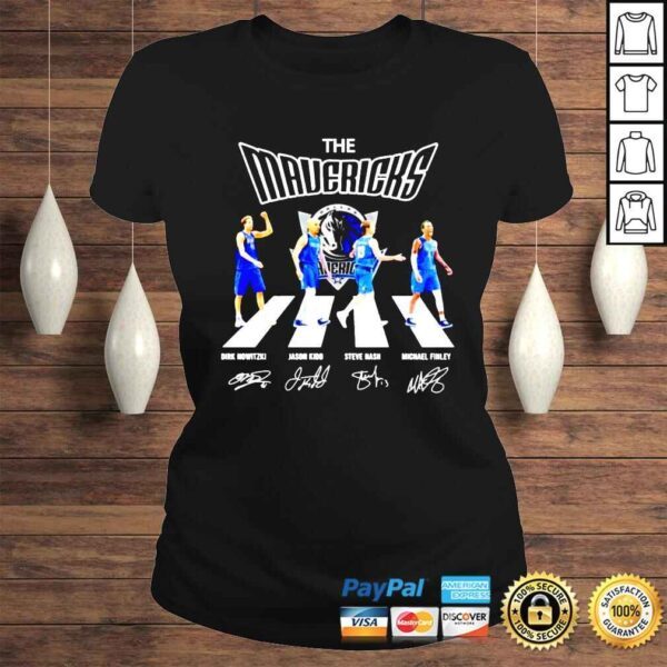 Dallas Mavericks Abbey Road singatures shirt - Image 3