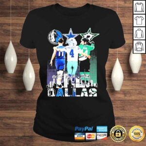 ClassicLadies Dallas mavericks doncic Dallas Cowboys prescott Dallas stars benn signatures Dallas city shirt