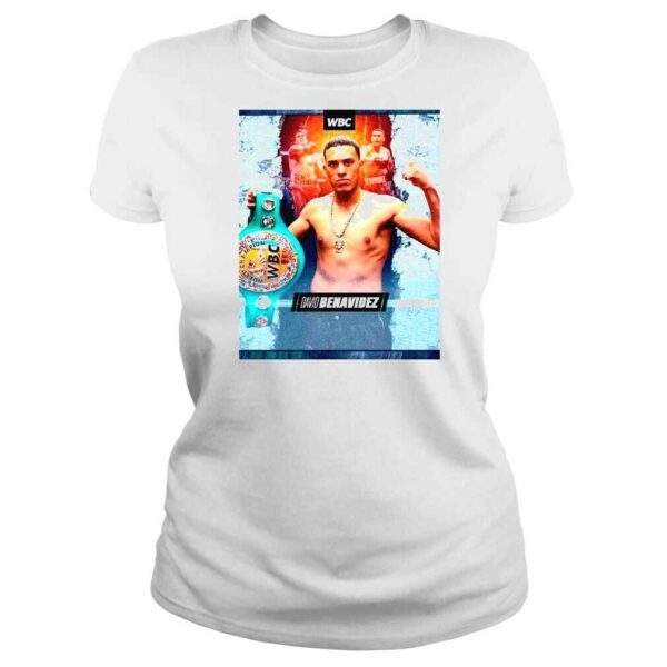 David Benavidez Defeats Lemieux Get WBC Belt Back TShirt - Image 3