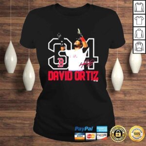 ClassicLadies David ortiz Boston red sox fanatics shirt