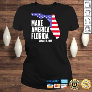 ClassicLadies DeSantisLand Make America Florida DeSantis 2024 Shirt