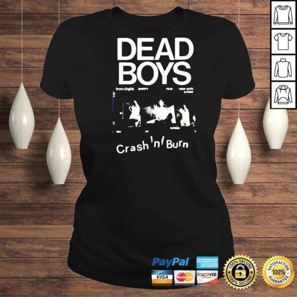 Dead Boys Crash N Burn Shirt - Image 3