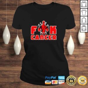 ClassicLadies Deadpool fuck cancer shirt