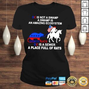 ClassicLadies Democrat is not a swamp a swamp is an amazing ecosystem shirt