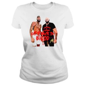 ClassicLadies Deontay Wilder and Malik Scott get it black in blood artmanboxing shirt