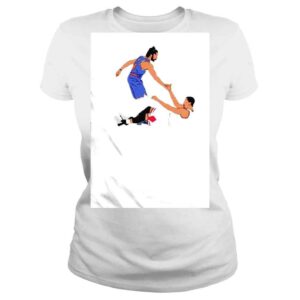 ClassicLadies Derrick Rose basketball cartoon shirt