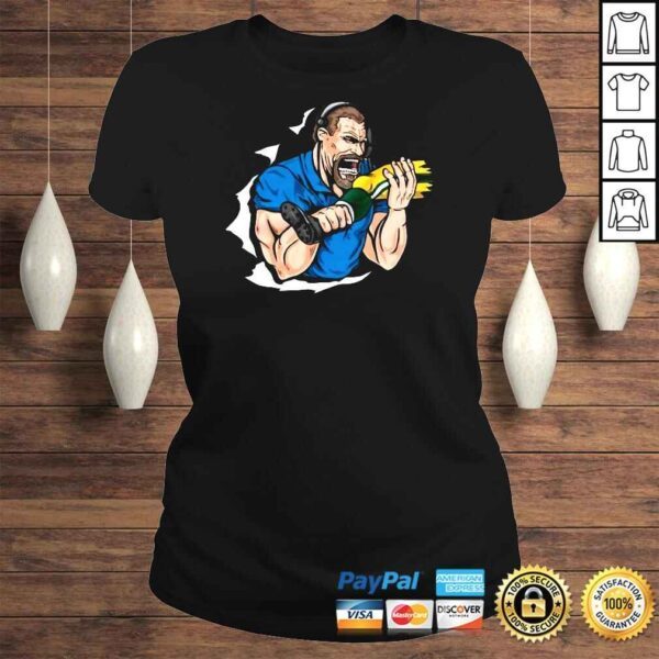 Detroit Lions Dan Campbell Biting Kneecaps TShirt (1) - Image 3