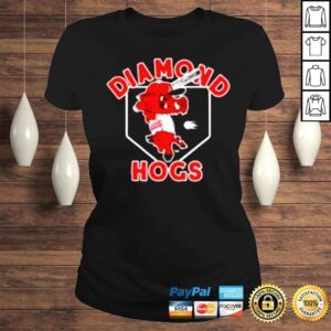 ClassicLadies Diamond Hogs Shirt Arkansas Diamond Hogs Vintage Shirt