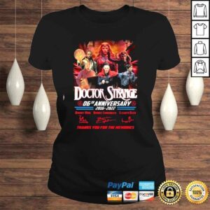 ClassicLadies Doctor Strange 06th anniversary 2016 2022 thanks you for the memories signatures shirt