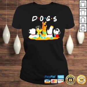 ClassicLadies Dogs Friends Scooby Doo Goofy Pluto Brian Snoopy shirt