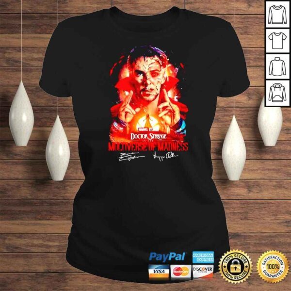 Dr Strange and Scarlet Witch face Doctor Strange in the Multiverse of Madness signature shirt - Image 3