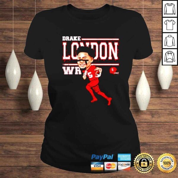 Drake London Atlanta Falcons Cartoon shirt - Image 3