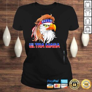 ClassicLadies Eagle mullet ultra maga 4th of july American flag usa shirt