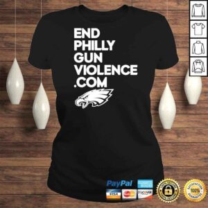 ClassicLadies Eagles Cheerleaders End Philly Gun Violence Com Philadelphia Eagles TShirt