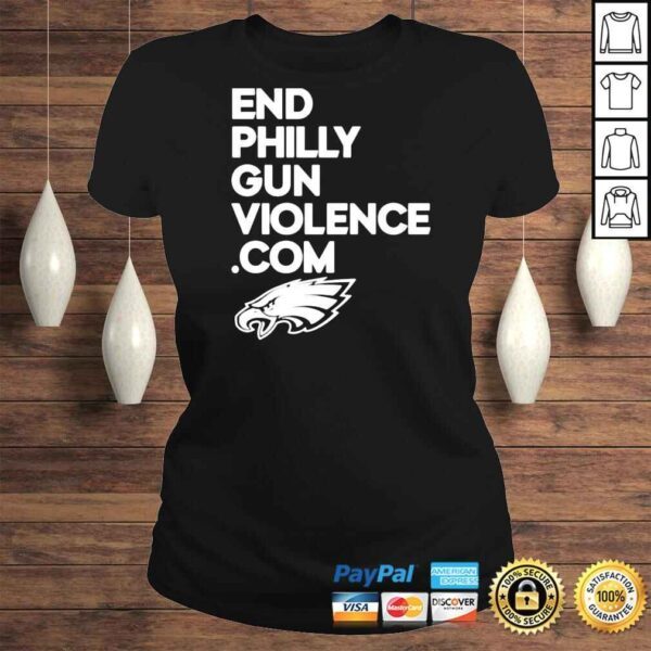 Eagles Cheerleaders End Philly Gun Violence Com Philadelphia Eagles TShirt - Image 3