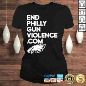 ClassicLadies Eagles cheerleaders philadelphia eagles wearorange end philly gun violence com shirt