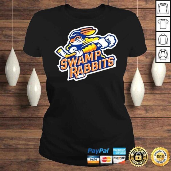 Echl Swamp Rabbits Logo Shirt - Image 3