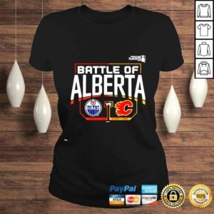 ClassicLadies Edmonton Oilers Vs Calgary Flames 2022 Stanley Cup Playoffs Battle Of Alberta shirt