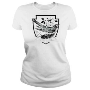 ClassicLadies Effin Birds Futuendi Gratia Coat Of Arms Baseball TShirt