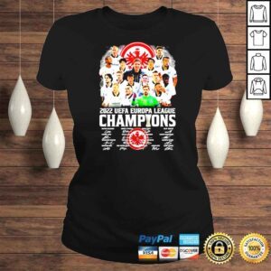 ClassicLadies Eintracht Frankfurt UEFA Europa League Champions signatures shirt