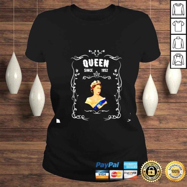 Elizabeth II Queen Legend British Crown Platinum since 1952 shirt - Image 3